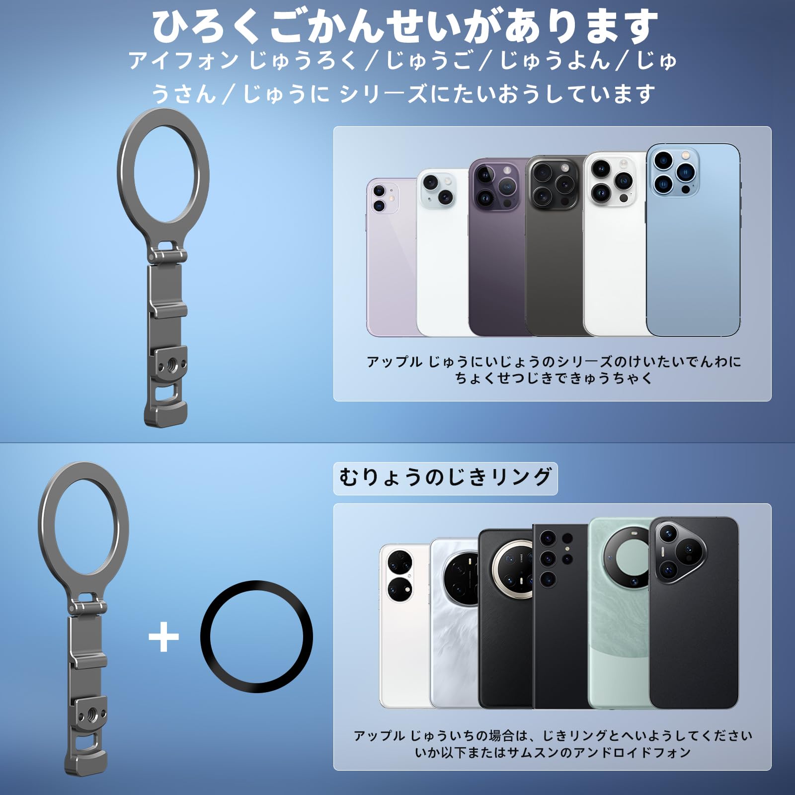 Amazon.co.jp: MagSafe用携帯電話三脚ホルダーマウント アルミニウム